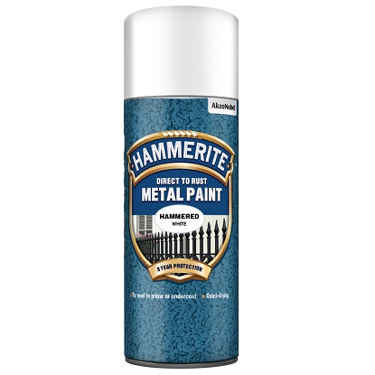 Hammerite sprej efekt 3 u 1 lak bijeli 400 ml