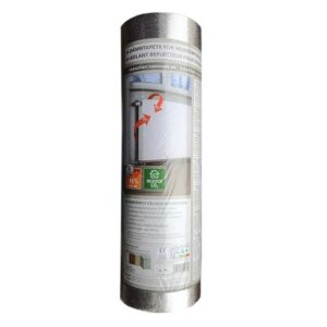 Climapor izolacijska tapeta EPS aluminij laminirana 5m x 0,5m x 4mm