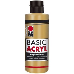 Basic Acryl 80ml metalik zlatna