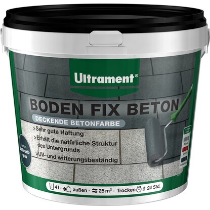 Ultrament Boden Fix Beton antracit 4 l