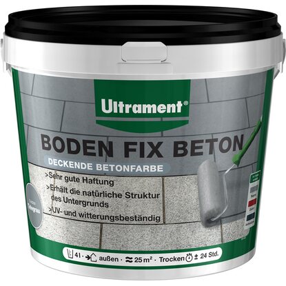 Ultrament Boden Fix Beton siva 4 l