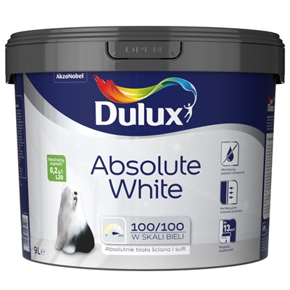 Dulux Absolute white boja za zid 5L
