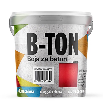 B-TON antracit siva boja za beton 750 ml