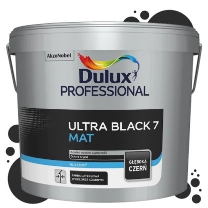 Dulux PRO ULTRA BLACK 7 boja 9 l