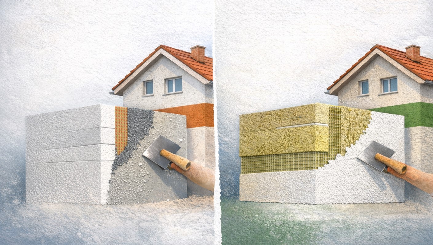 Koji sistem fasade izabrati za kuću u BiH: stiropor ili kamena vuna?